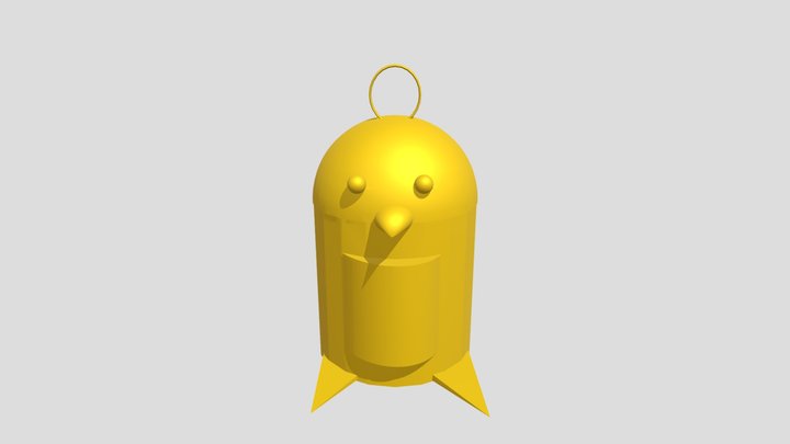 Pingüino 3D 3D Model