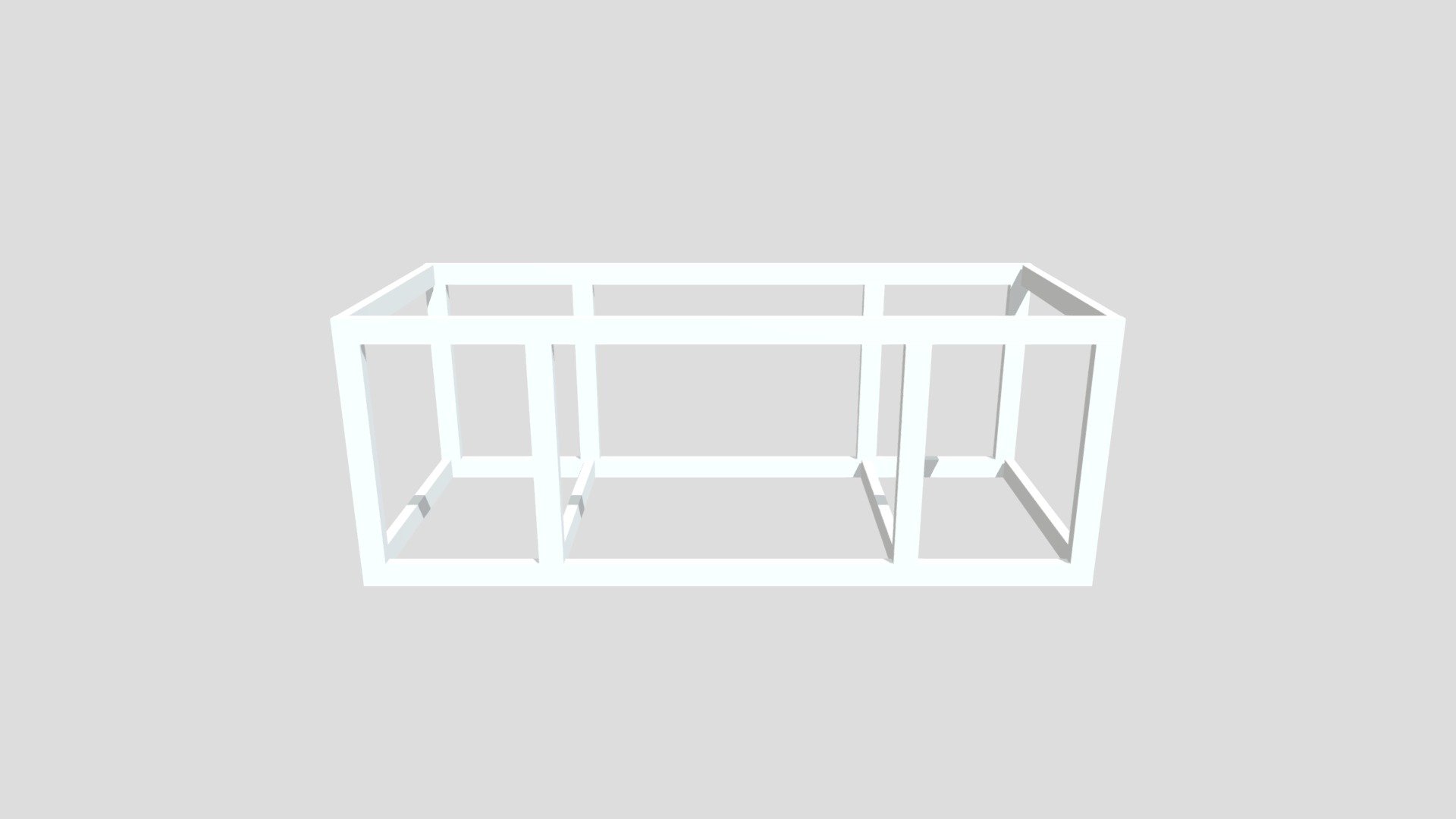 Каркас ящика 2 - 3D model by syp4ik2104 [5be6be2] - Sketchfab