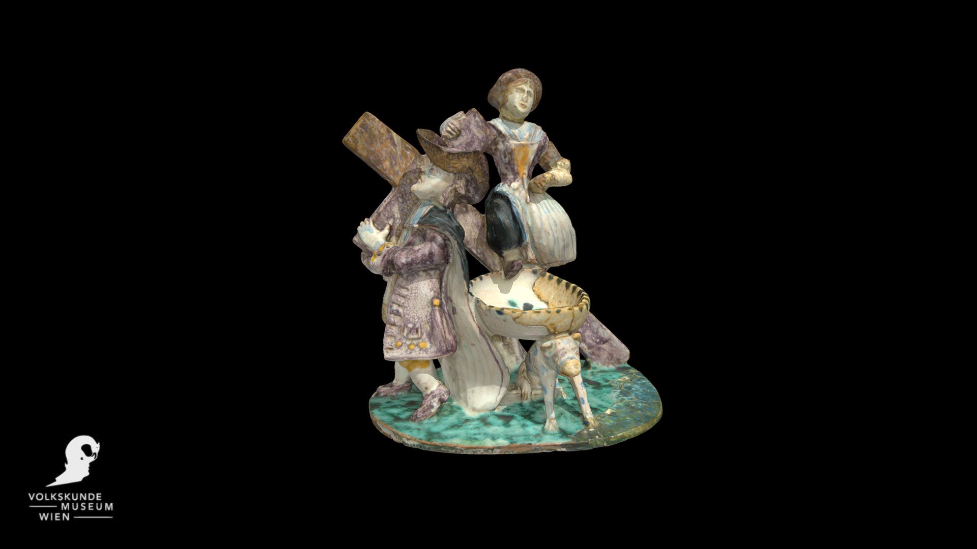 Plastik mit Salzschalen ÖMV 65.687 — Sketchfab embed 3D viewer