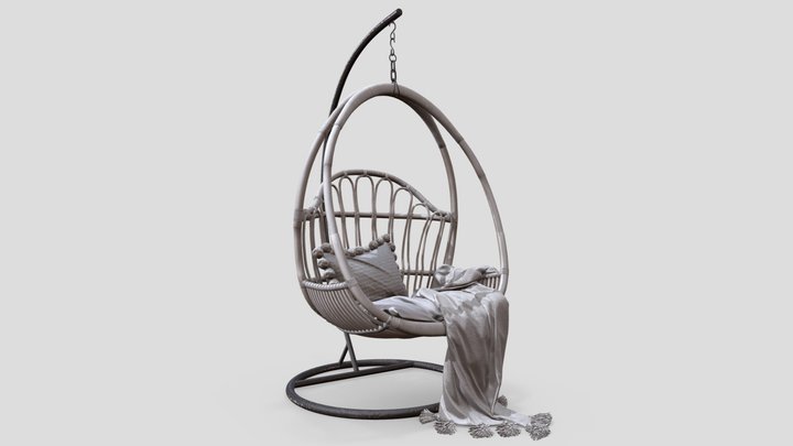 Vintage Hanging Chair 3D Model