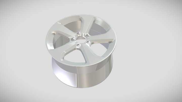 VW Golf 7 VII Brooklyn Rim 3D Model