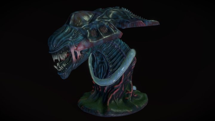 Alien Queen 3D Model