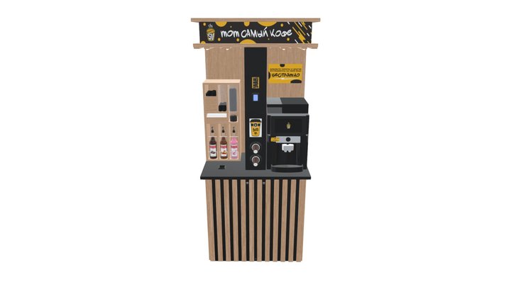 Coffee station for "SV coffee". 3D Model