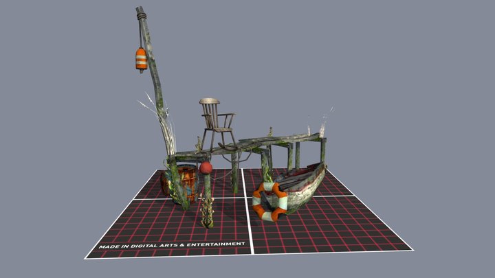 DAE 5 Finished props - By the ocean 3D Model