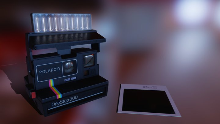 Polaroid OneStep 600 (1980) 3D Model