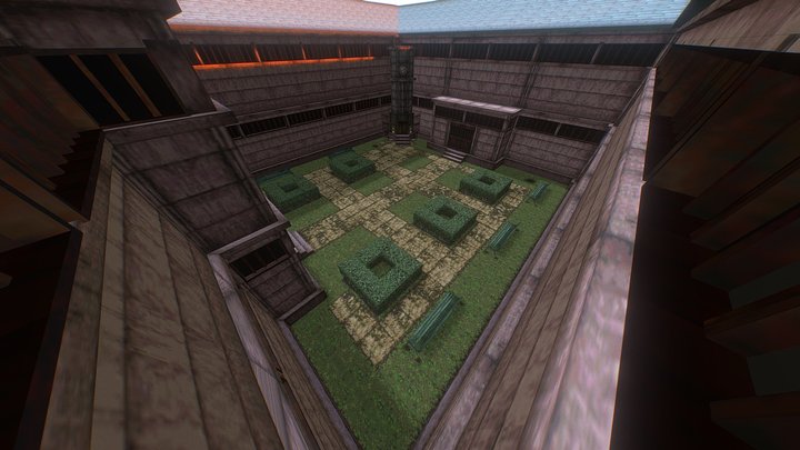 Silent Hill 1 Meshes - Entire Normal School 3D Model