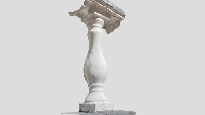 Balaustre plaza de los artesanos 3D Model