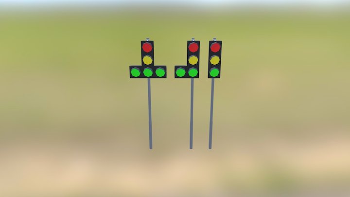 Traffic Light 3D Model