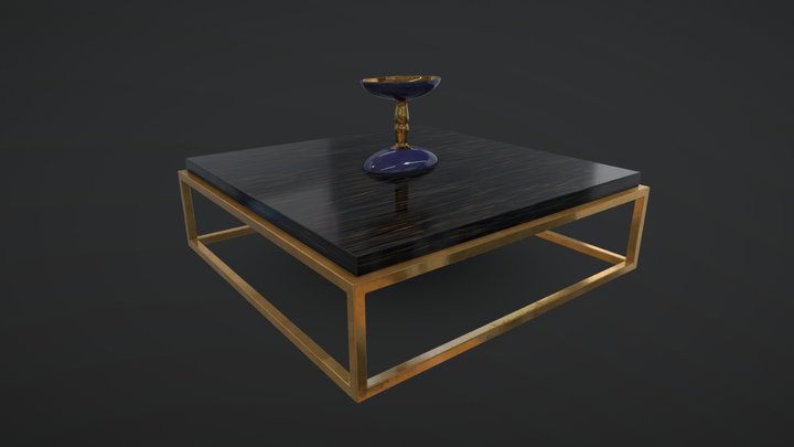 San Marco-B Coffee Table 3D Model