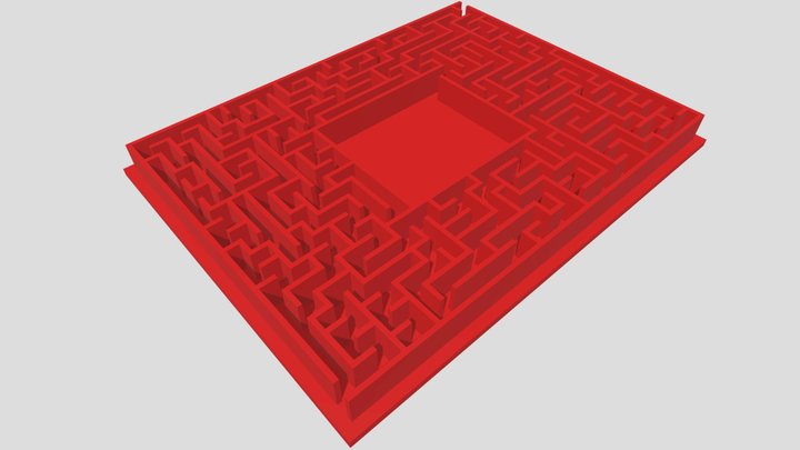 Maze 02 - 3D Printable 3D Model