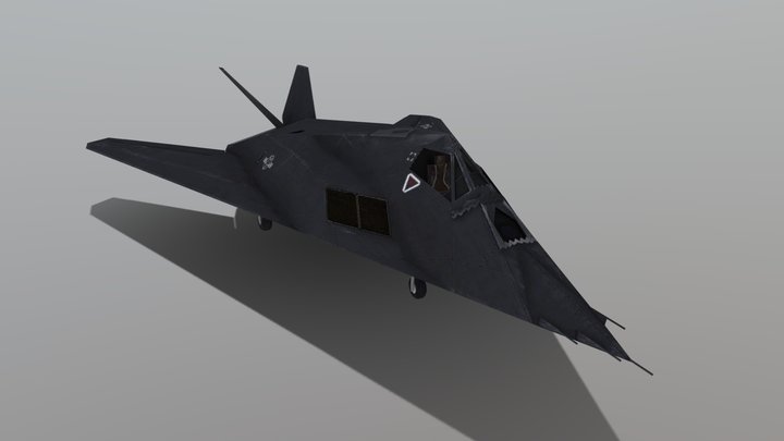 F-117 Nighthawk – Modelo 3D gratuito STL