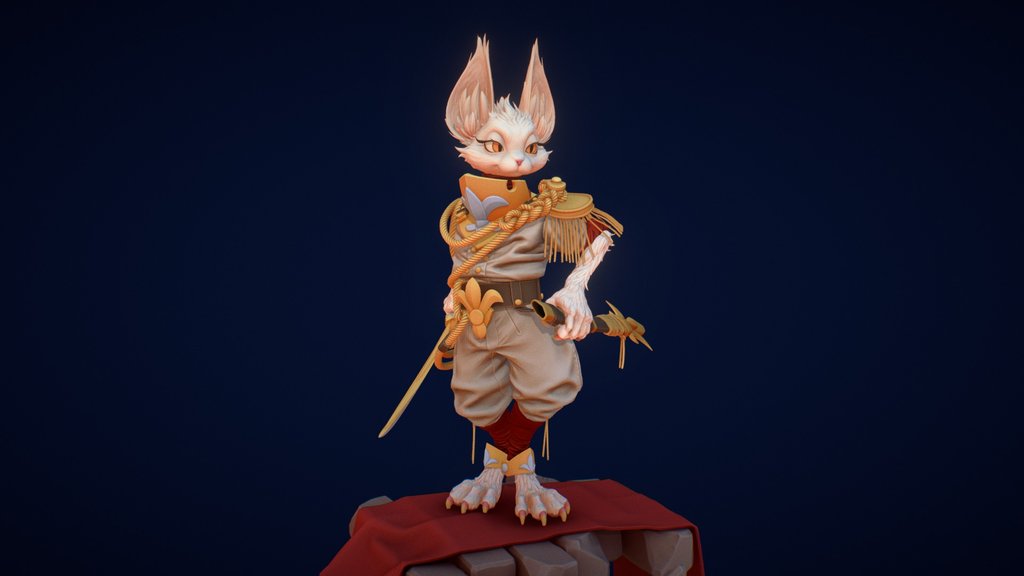 Artstation Challenge - Untamed - Cat Duelist