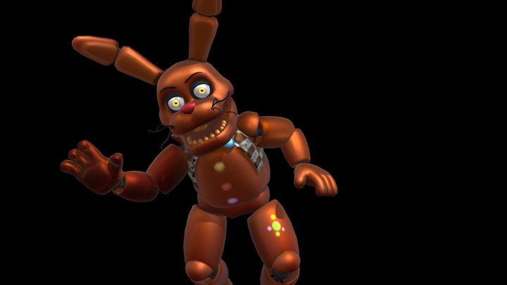 Melted Candy Bonnie  FNaF AR Mod - 3D model by the man (@_coo_)