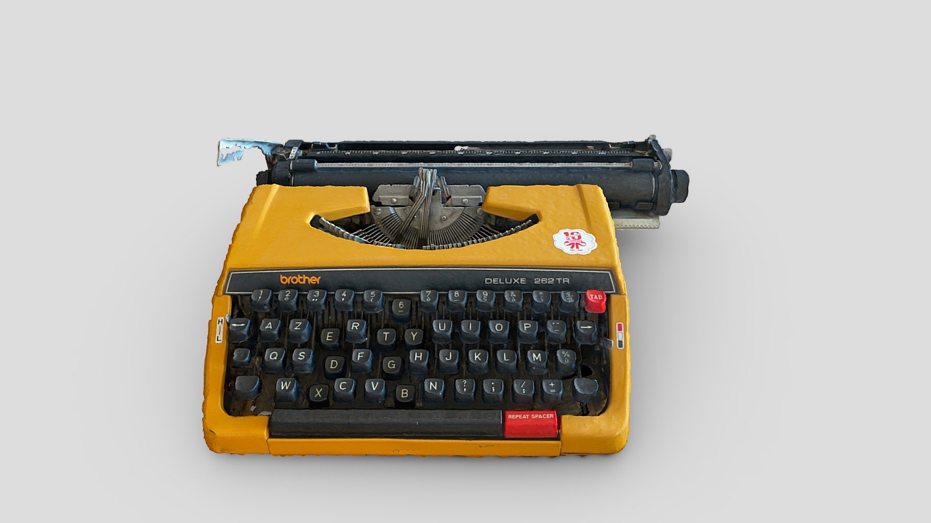 Old brother typewriter Download Free 3D model by alban [5becdfb