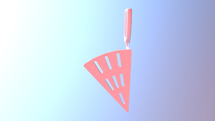 Pizza-Cutter Scissors 3D Model