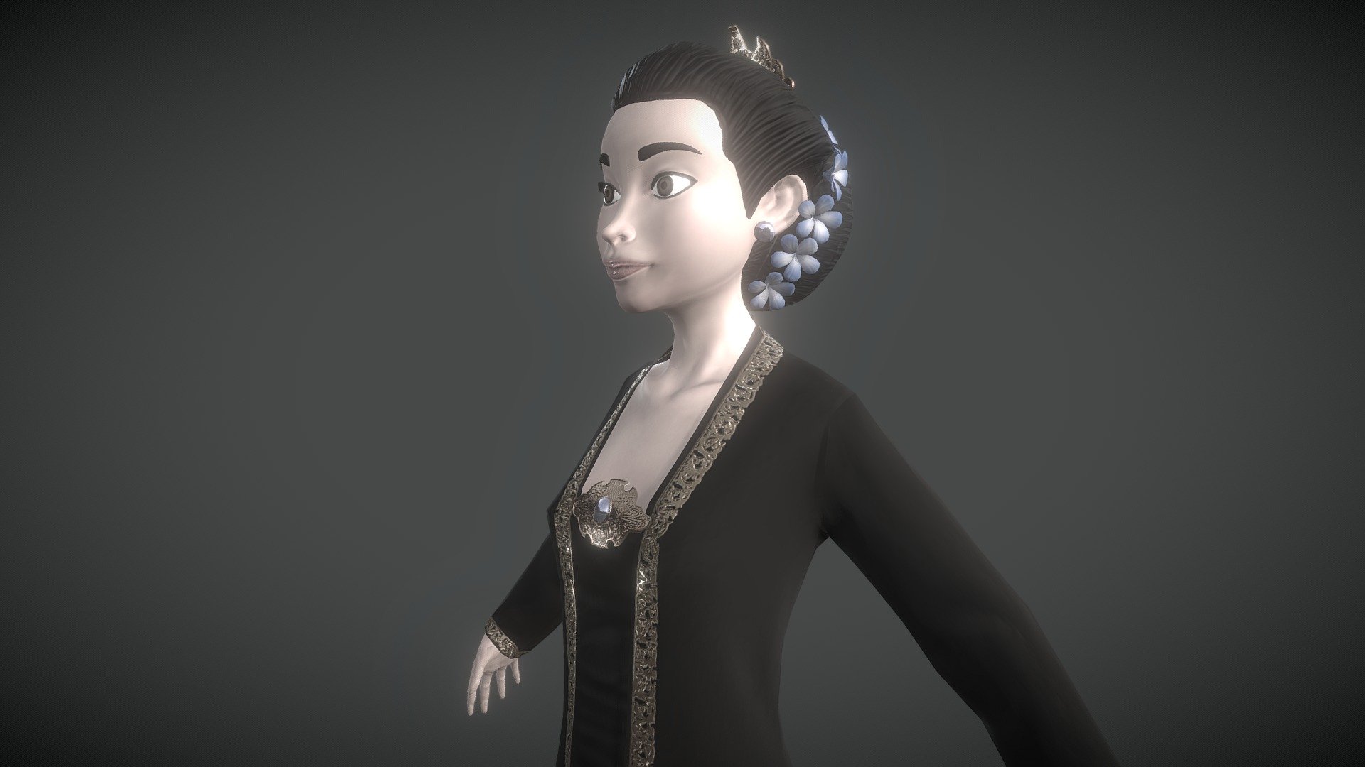 Tribute To Kartini - 3d Model By Lademadane [5bed25b] - Sketchfab