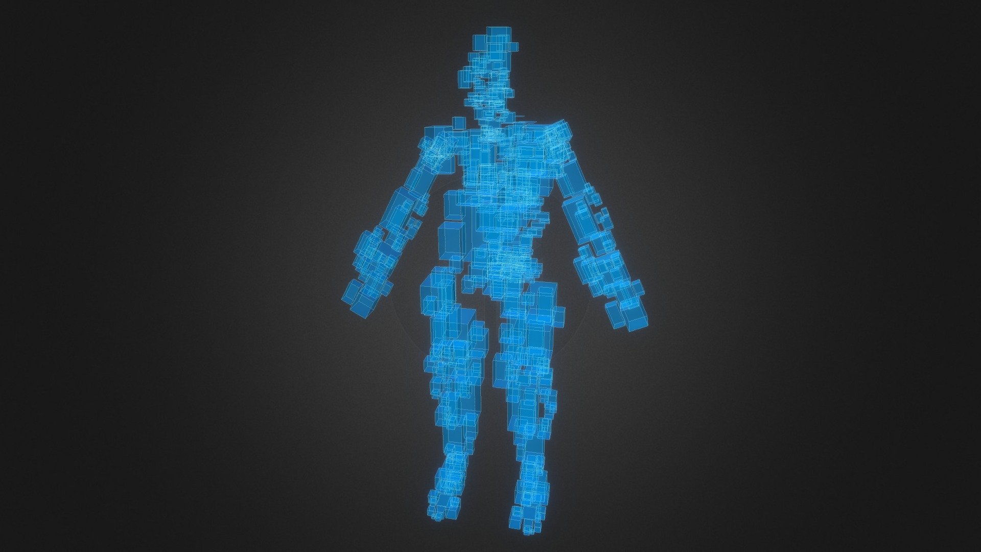 human cube hologram - Download Free 3D model by Xorrrupted (@loghawk360 ...