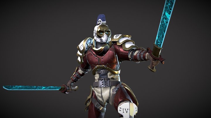 Atrius, Captain of the 4th battalion 3D Model