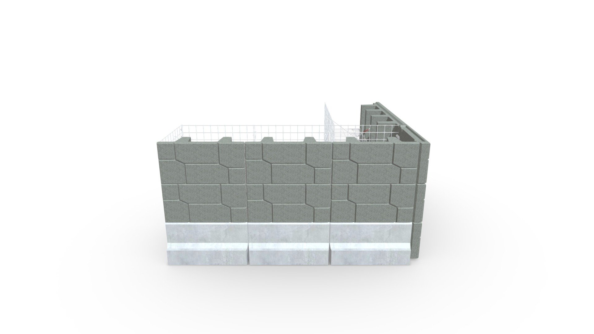 ポラメッシュコーナーブロック — Sketchfab embed 3D viewer