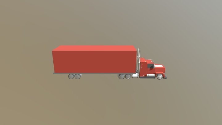 Truck Transit 3D Model