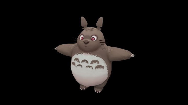 Totoro Final 3D Model