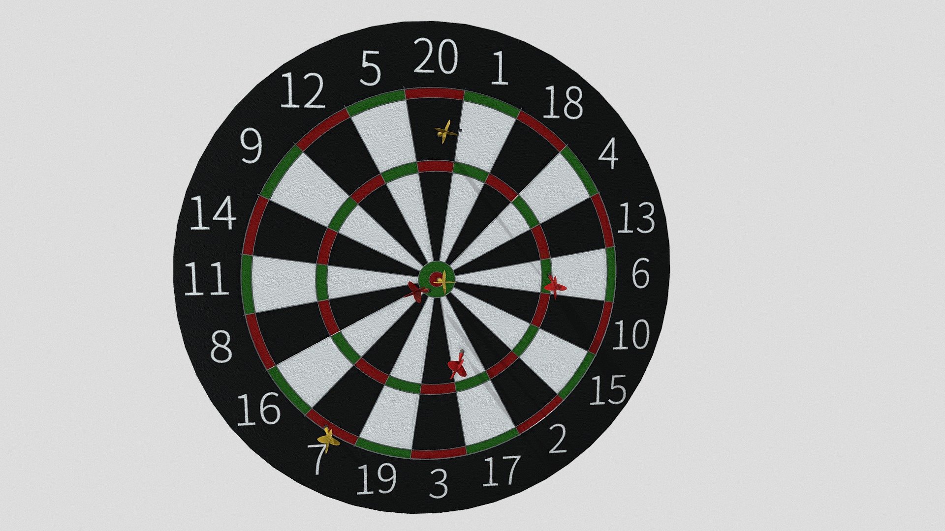 Darts stage 3D model by Horizzon [5bf2842] Sketchfab