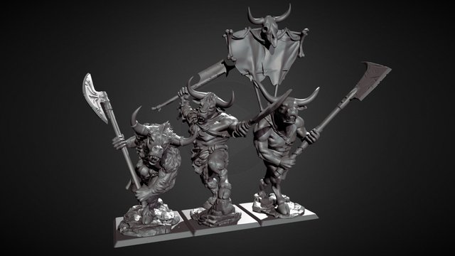 Minotaur Unit 600k 3D Model