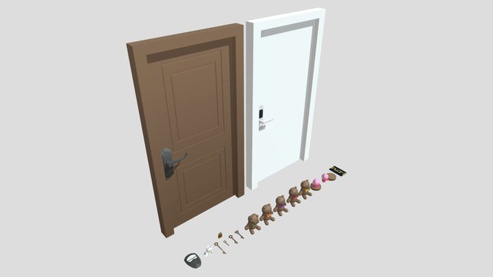 Game art asset 3D Model