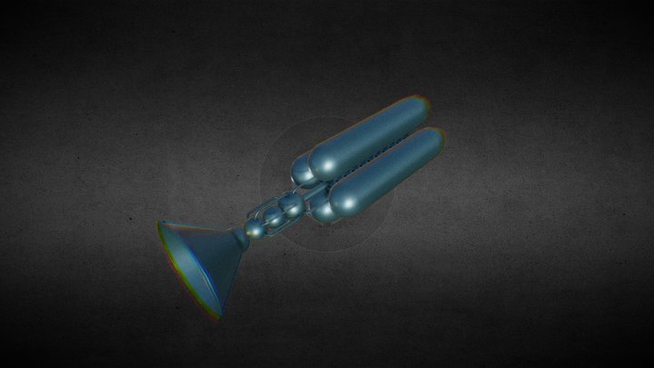Rocket Engine Experiment 04 3D Model