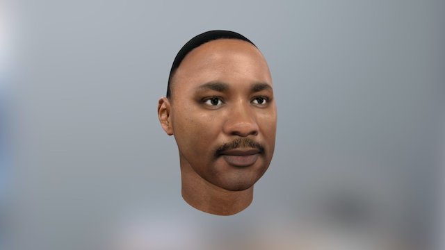 Martin Luther King Jr. 3D Model