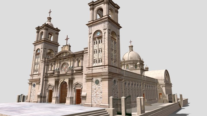 Catedral Tacna 3D - 2024 3D Model
