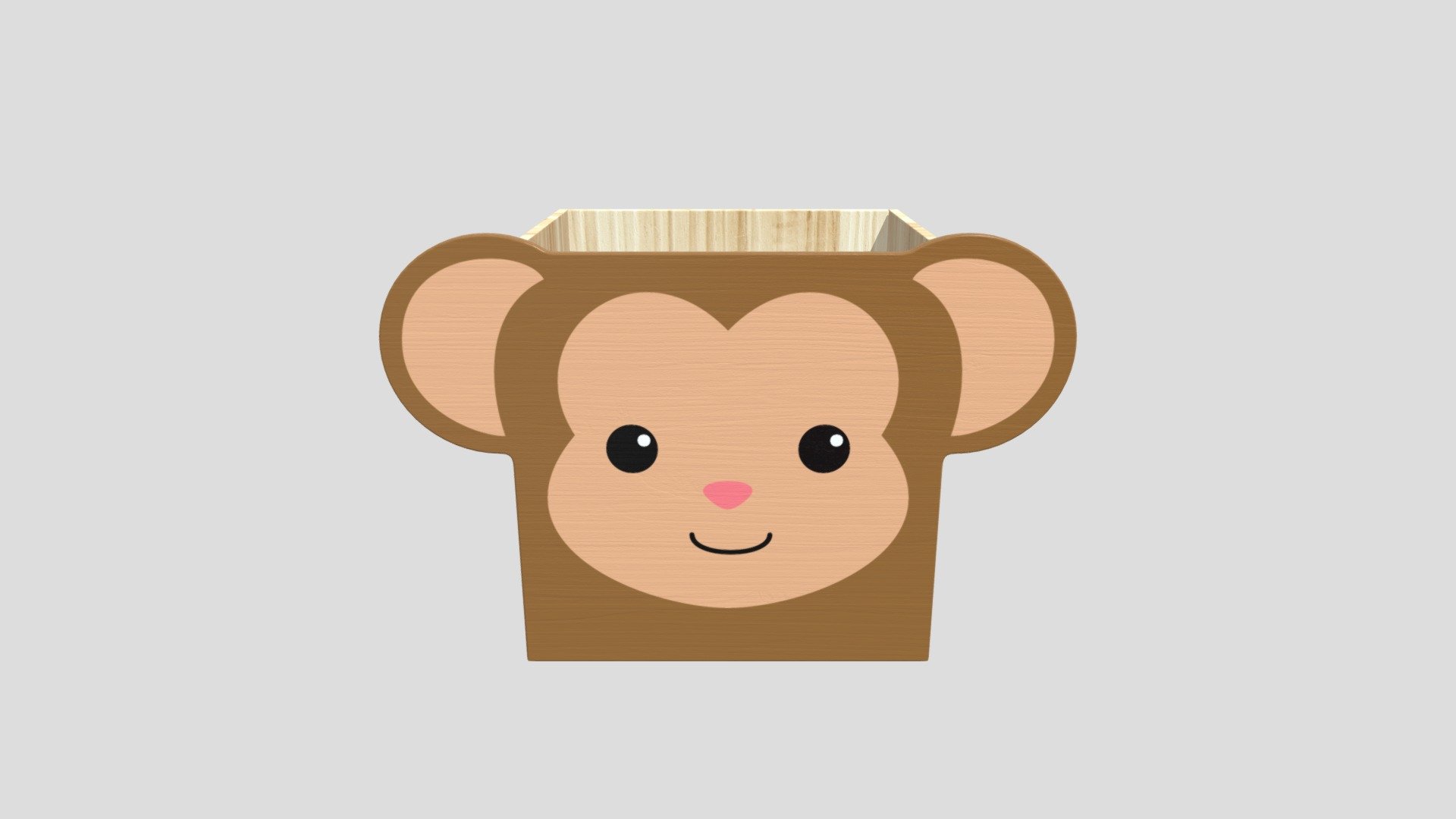 Animalbox Monkey Storage Box - 3D model by Romka.Matvyeyev [5bf58c3 ...