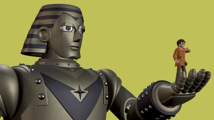 Giant Robo 3D Model