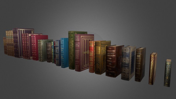 Antique Books – Free 3D Model STL