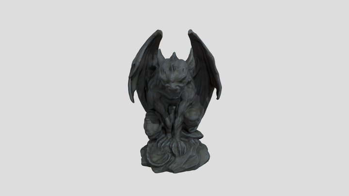 Bat Statute 3D Model