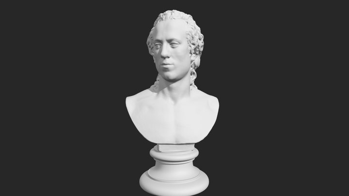 Retrato de Nicolai Abraham Abildgaard 3D Model