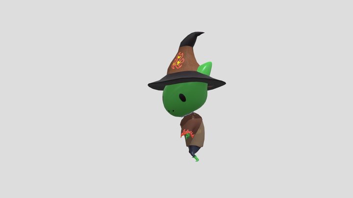 Goblin Sorcerer 3D Model