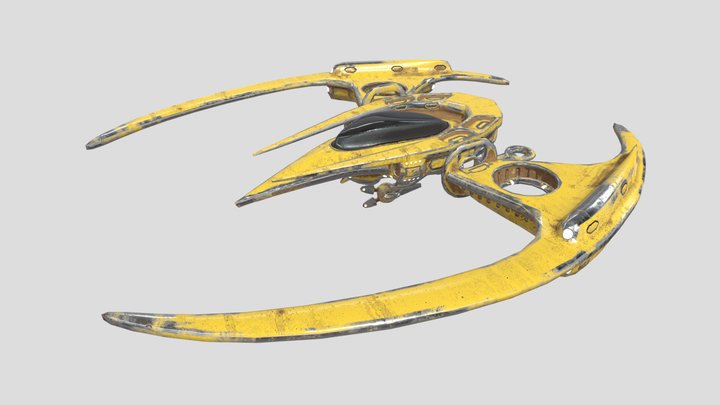 SpaceShip Avem De Paradiso 3D Model