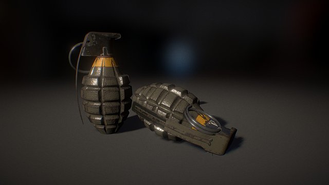Grenade 3D Model