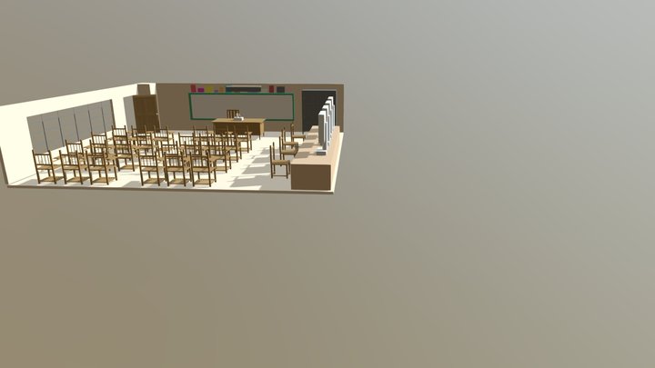 Copy Of Classroom 3D Model