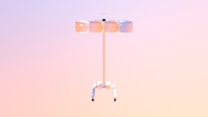 Medical Lamp Extension 3D Model