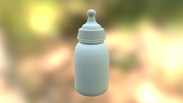 Baby Milk Bottle 3D Model