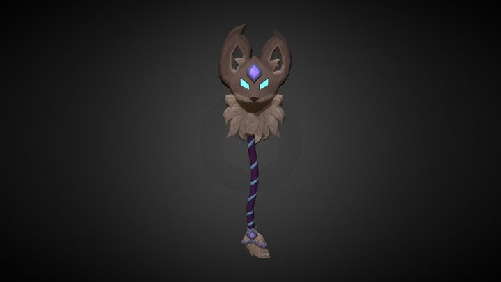 Fox Staff 3D Model