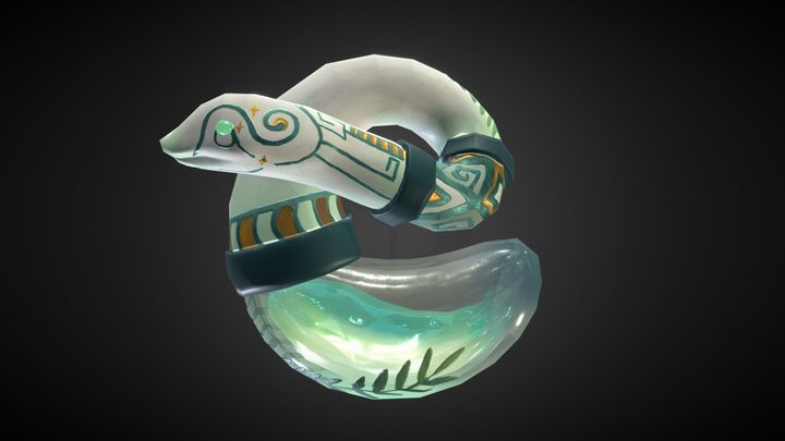 -Student Work- Healing Potion 3D Model