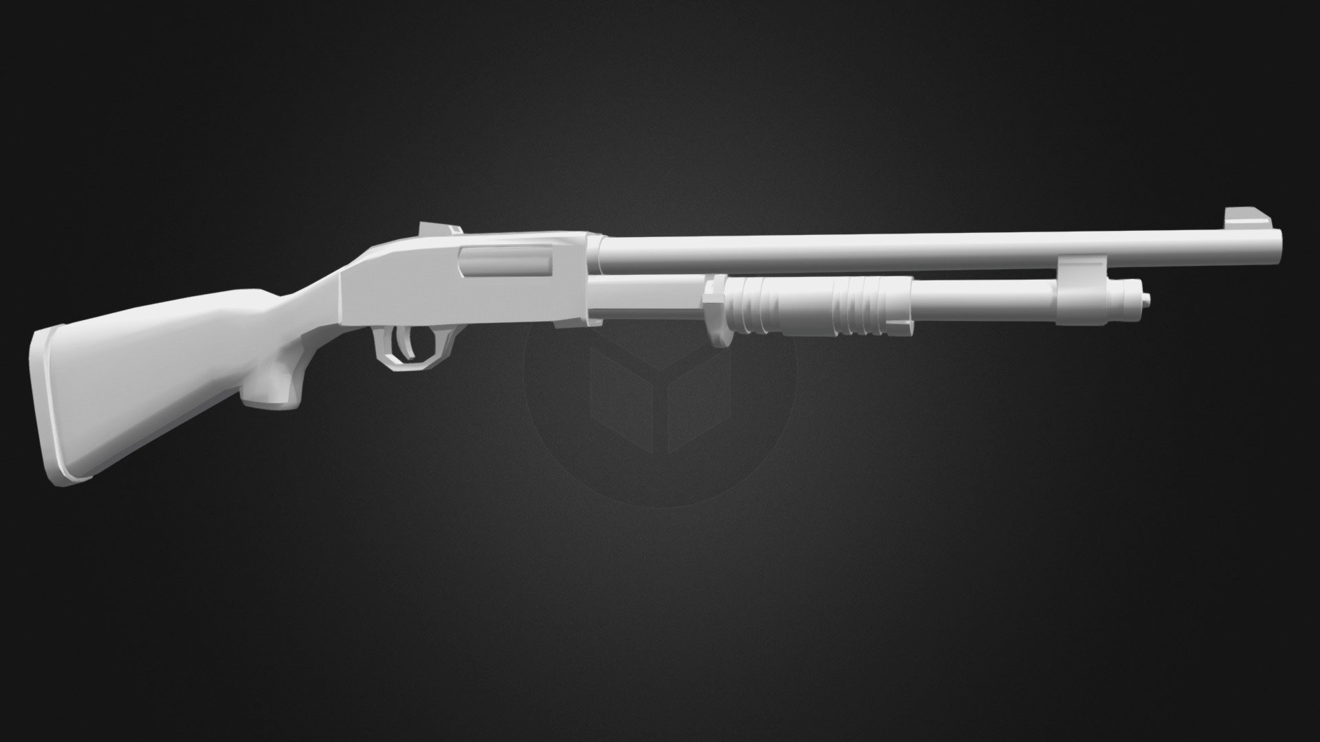 Modular Pump Shotgun - Wip - 3D model by Eve Bat Studios (@EveBatStudios) .