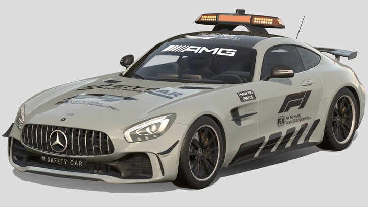 2019 Mercedes-Benz AMG GTR Safety Car – Gratis 3D-model STL