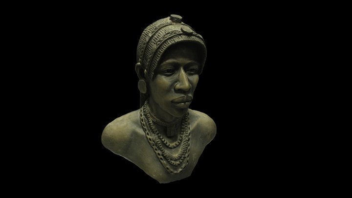 Samburu bust - preview 3D Model