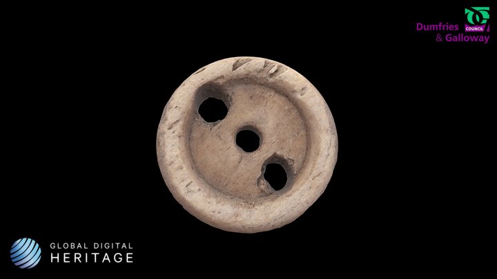Whithorn Bone Button (1987_2600)