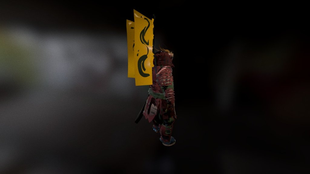 Samurai created in Tilt Brush