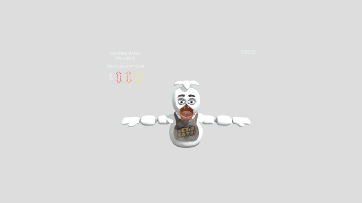 Image To Stl.com_movie_chica_puppet 3D Model